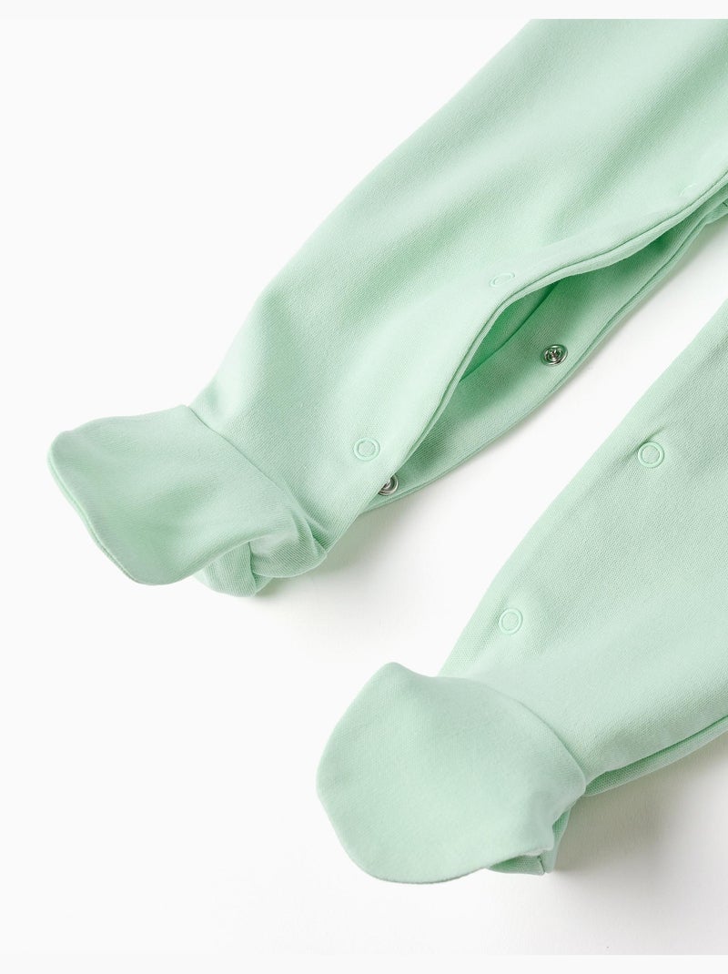 Tutina in cotone con stampa Verde chiaro - Kiabi
