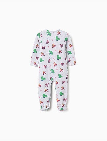 Tutina in cotone con stampe Marvel