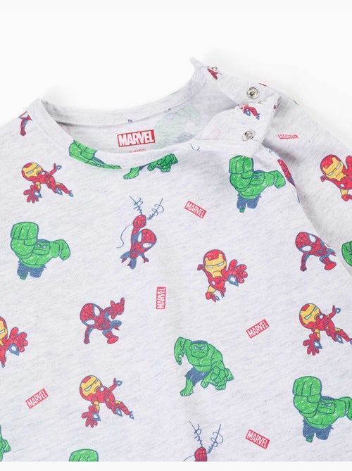 Tutina in cotone con stampe Marvel - Kiabi Tutina in cotone con stampe Marvel - Kiabi
