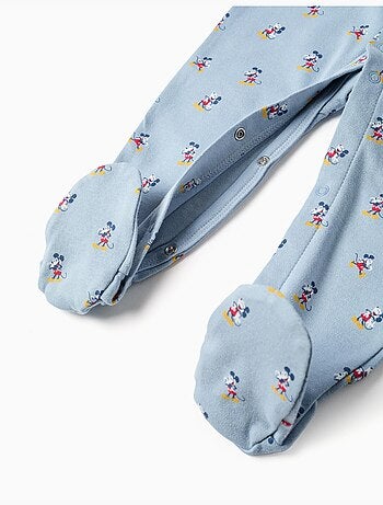 Tutina in cotone senza piedini con mickey