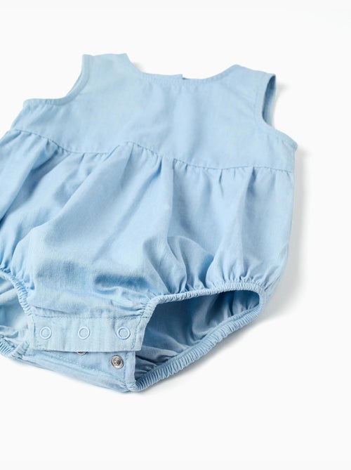 Tutina in denim di cotone senza maniche - Kiabi