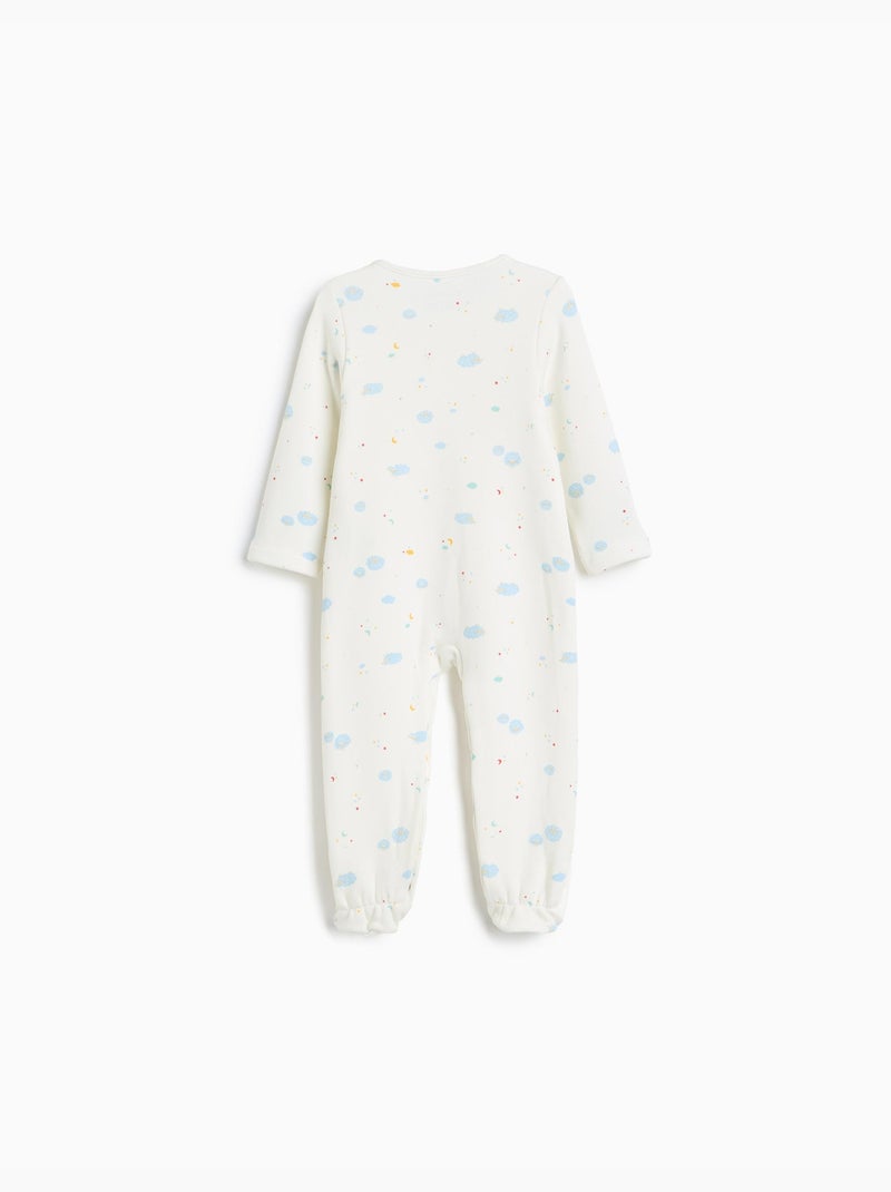 Tutina in felpa garzata, mo fashion Beige - Kiabi