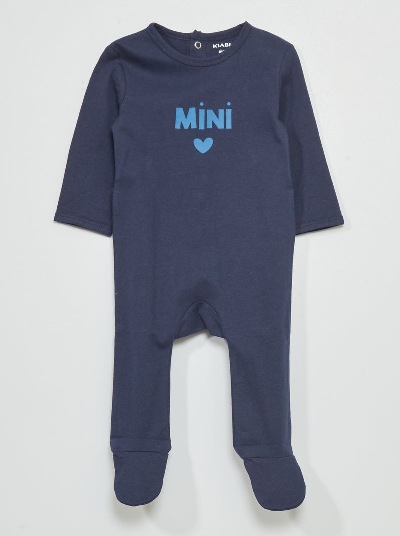 Tutina in jersey BLU - Kiabi