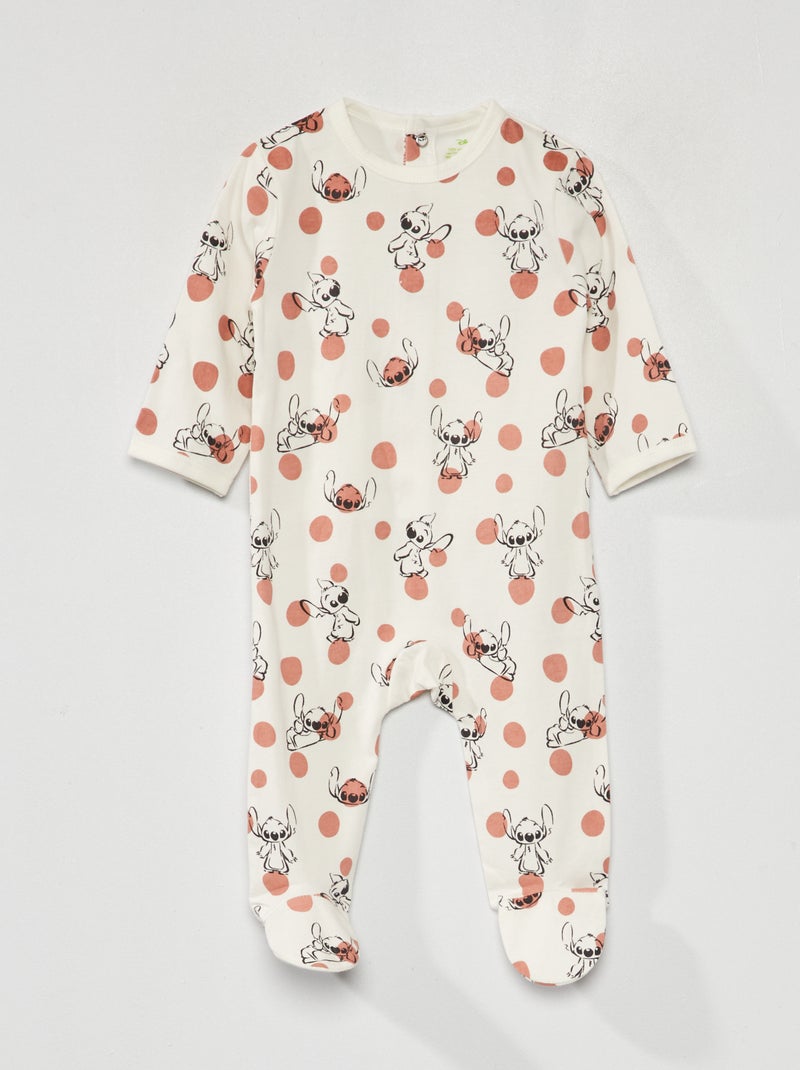 Tutina in jersey 'Disney' BIANCO - Kiabi