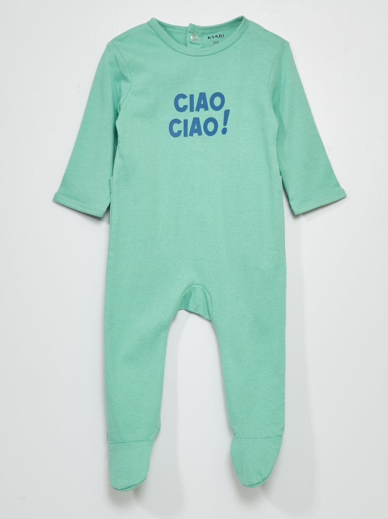 Tutina in jersey VERDE - Kiabi