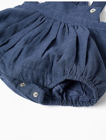 Tutina in lino con bretelle regolabili You&Me