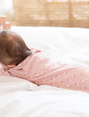 Tutina in maglia a costine di cotone