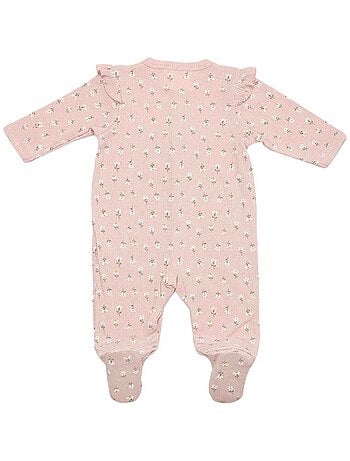 Tutina in maglia a costine di cotone