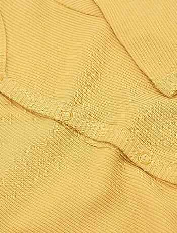 Tutina in maglia a costine di cotone