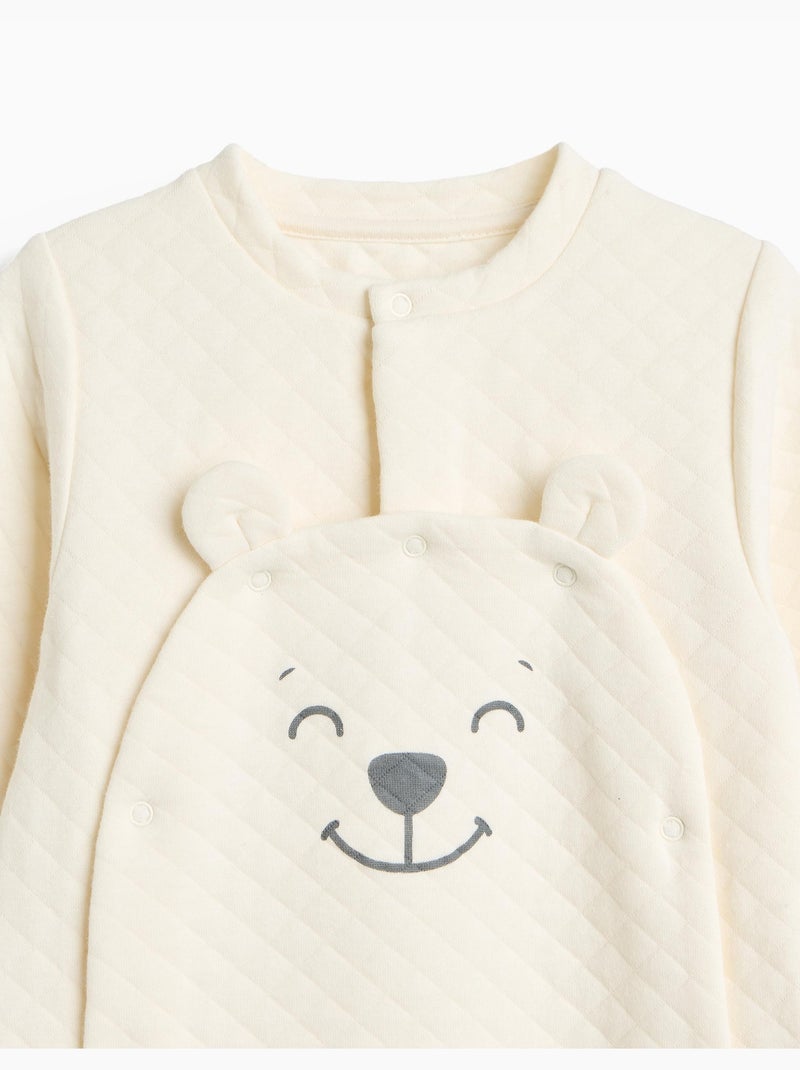 Tutina in maglia interlock, mo fashion Beige - Kiabi