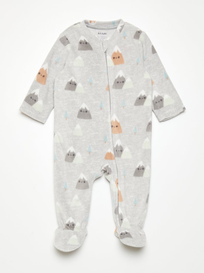 Tutina in pile GRIGIO - Kiabi