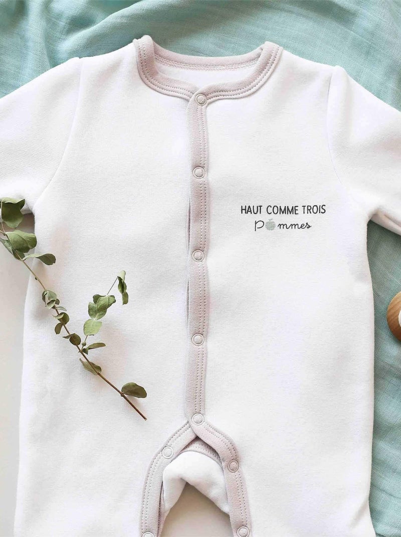 Tutina in pile Piccolo come un bimbo Bianco - Kiabi