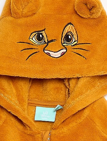 Tutina in pile 'Simba' 'Disney' con piedini