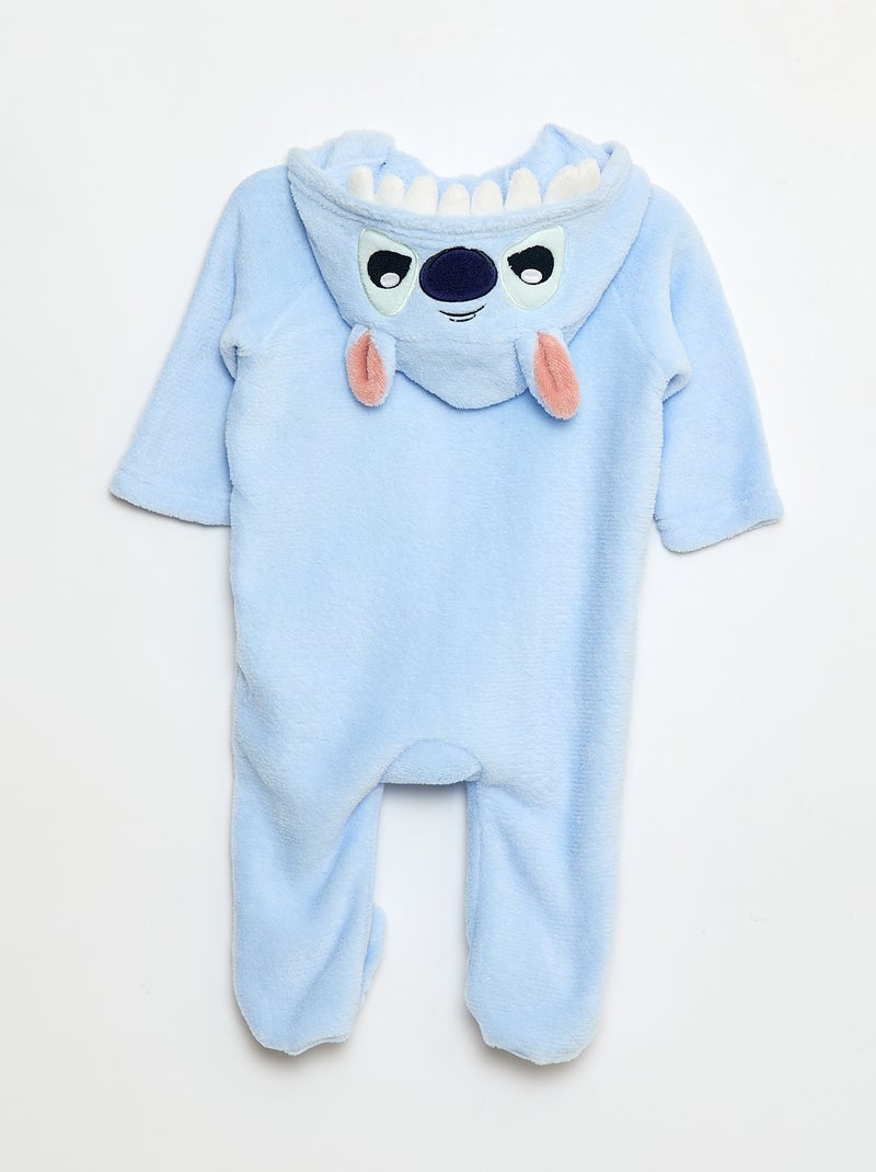 Tutina in pile 'Stitch' 'Disney' con piedini Blu - Kiabi