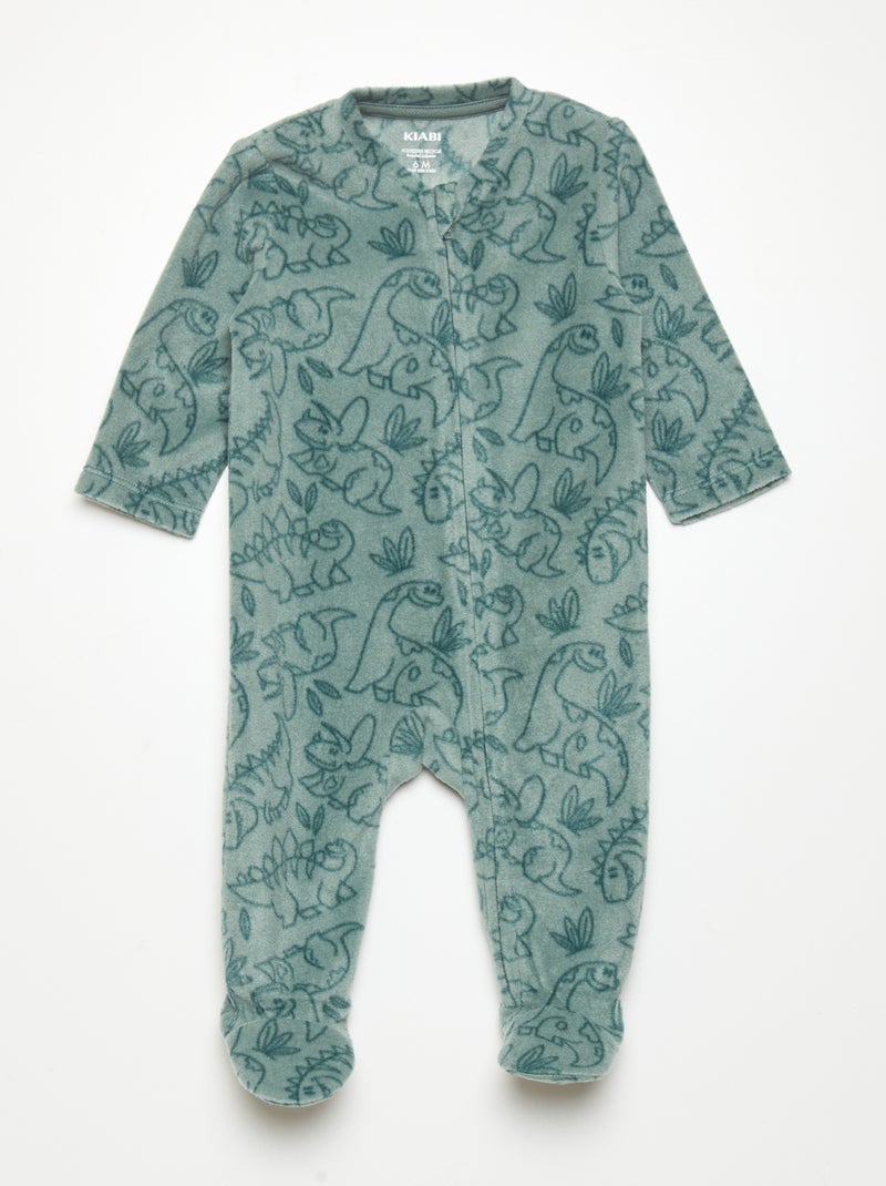 Tutina in pile VERDE - Kiabi
