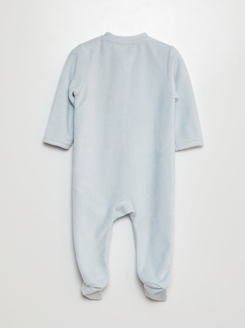 Tutina in velluto a coste BLU - Kiabi