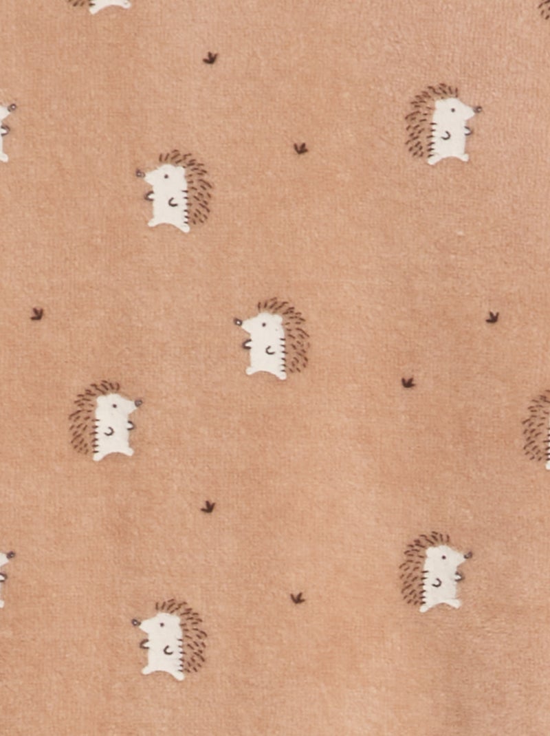 Tutina in velluto BEIGE - Kiabi