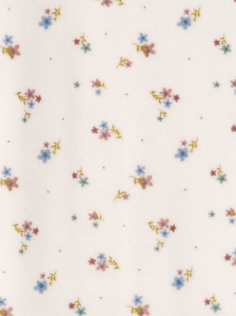 Tutina in velluto BIANCO - Kiabi