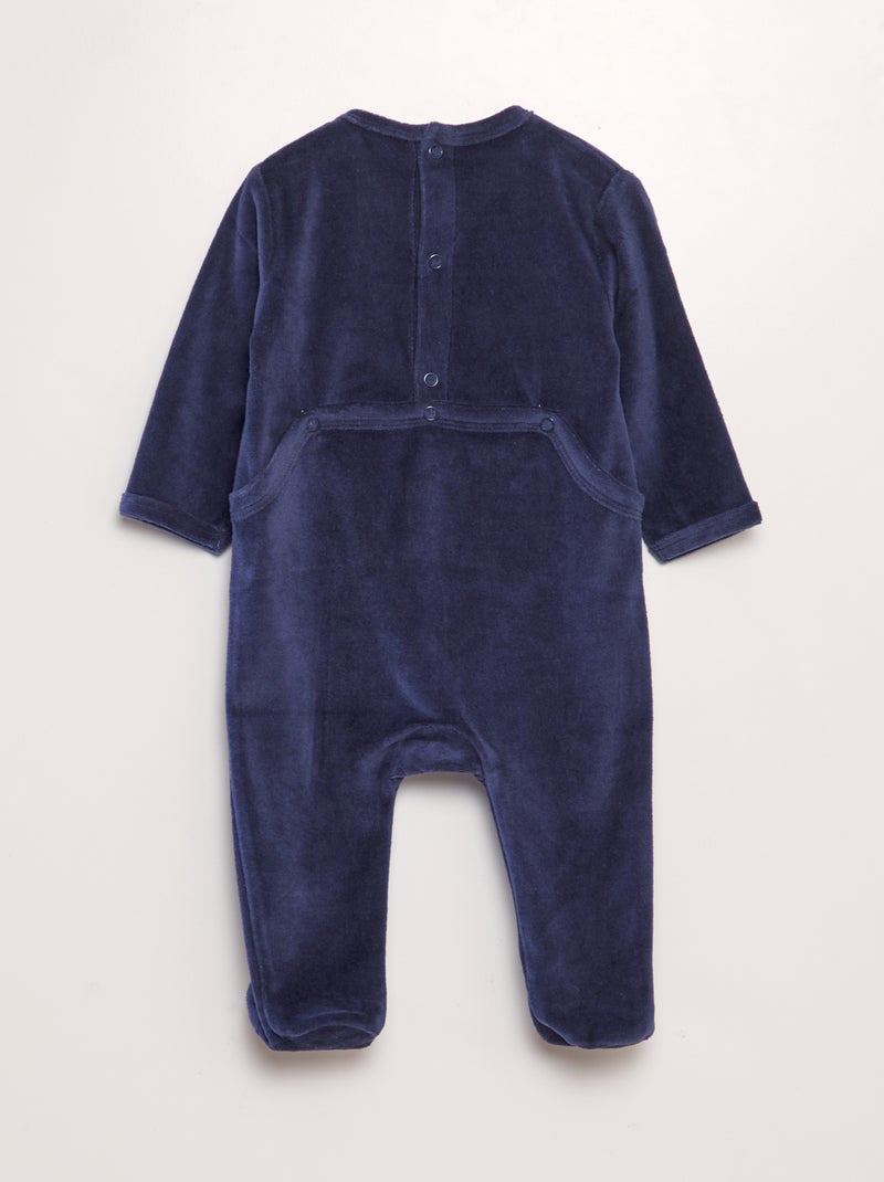 Tutina in velluto BLU - Kiabi