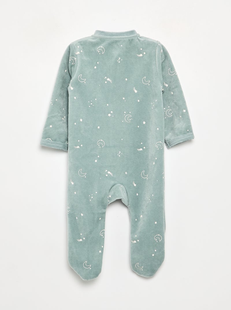 Tutina in velluto Blu - Kiabi