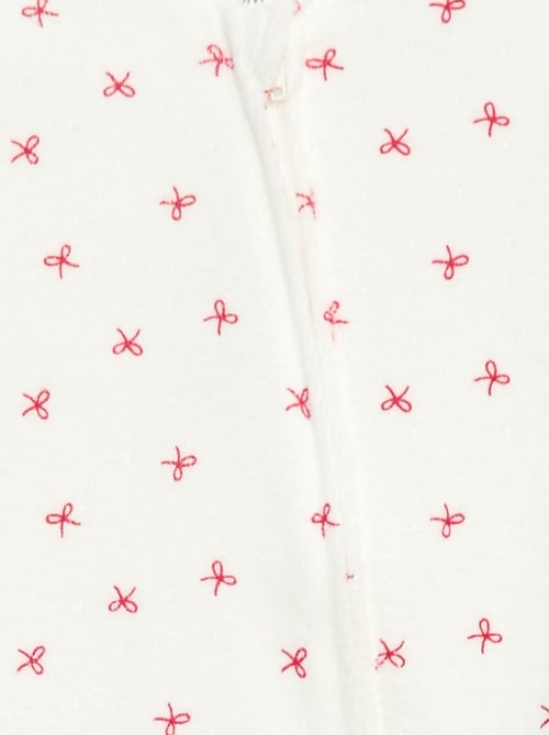 Tutina in velluto con apertura a zip - Kiabi