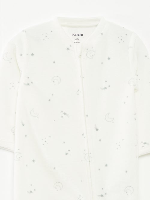 Tutina in velluto con apertura a zip - Kiabi