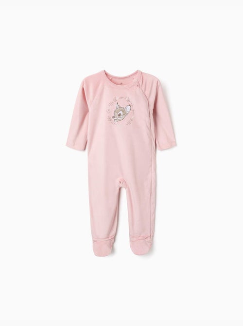 Tutina in velluto con bambi - Kiabi