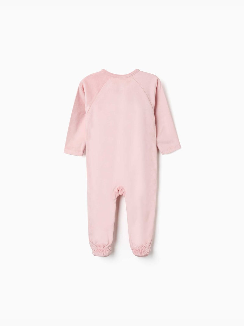 Tutina in velluto con bambi Rosa chiaro - Kiabi
