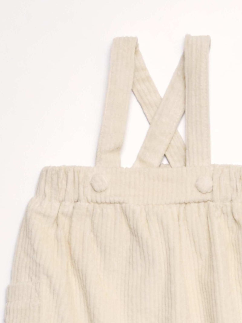 PADOLA Salopette Donna in Velluto a Coste Tuta da Lavoro Lunga Gamba Larga con Bretelle Regolabili Multi Tasche Vintage Comoda Tinta Unita(XXL,Nero