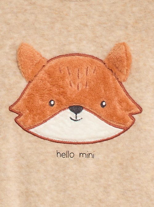 Tutina in velluto con decorazione - Kiabi