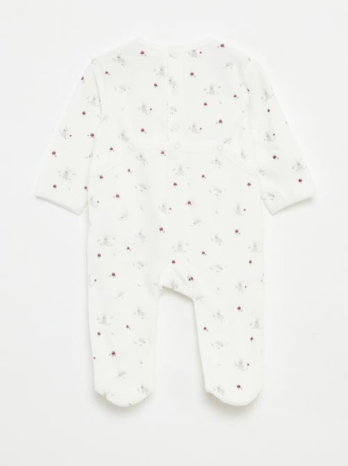 Tutina in velluto con decorazione - Kiabi