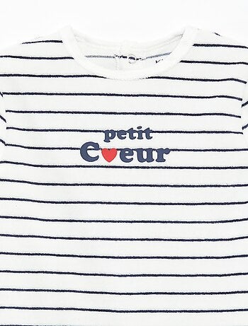 Tutina in velluto con decorazione