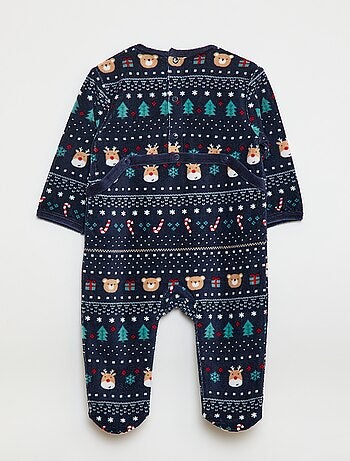 Tutina in velluto con decorazione