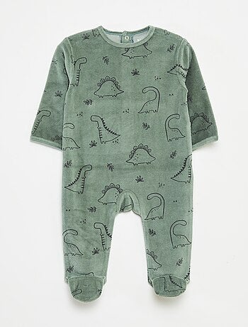 Tutina in velluto con decorazione