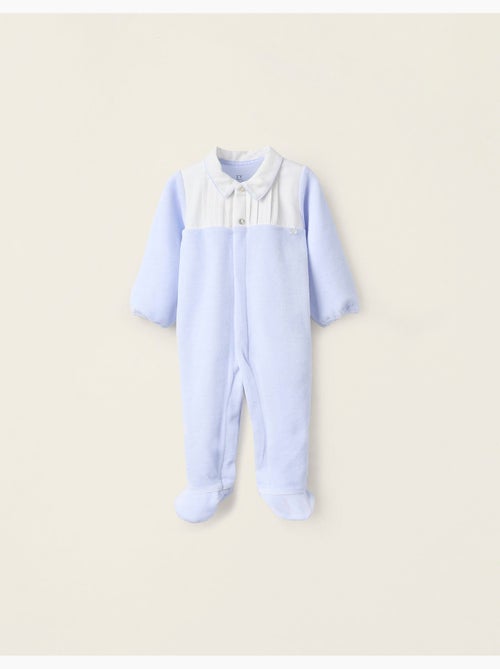 Tutina in velluto con dettaglio plissettato - Kiabi