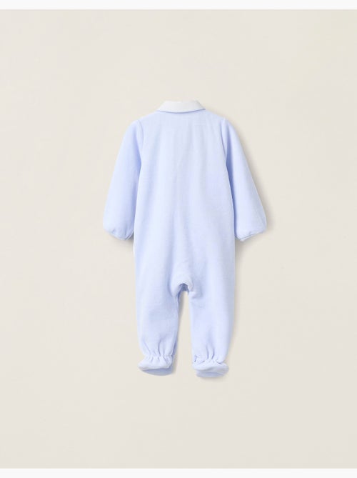 Tutina in velluto con dettaglio plissettato - Kiabi