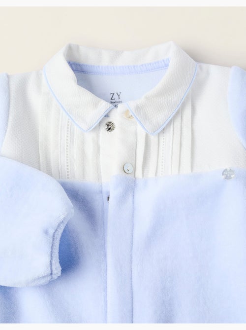 Tutina in velluto con dettaglio plissettato - Kiabi