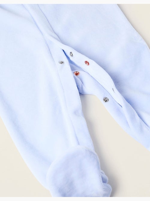 Tutina in velluto con dettaglio plissettato - Kiabi