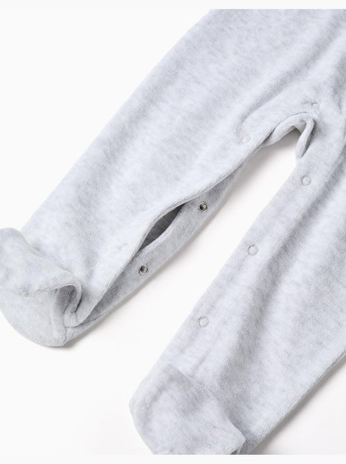 Tutina in velluto con stampa super - Kiabi