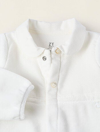 Tutina in velluto con texture