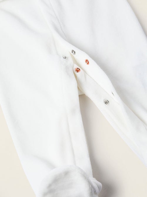 Tutina in velluto con texture - Kiabi