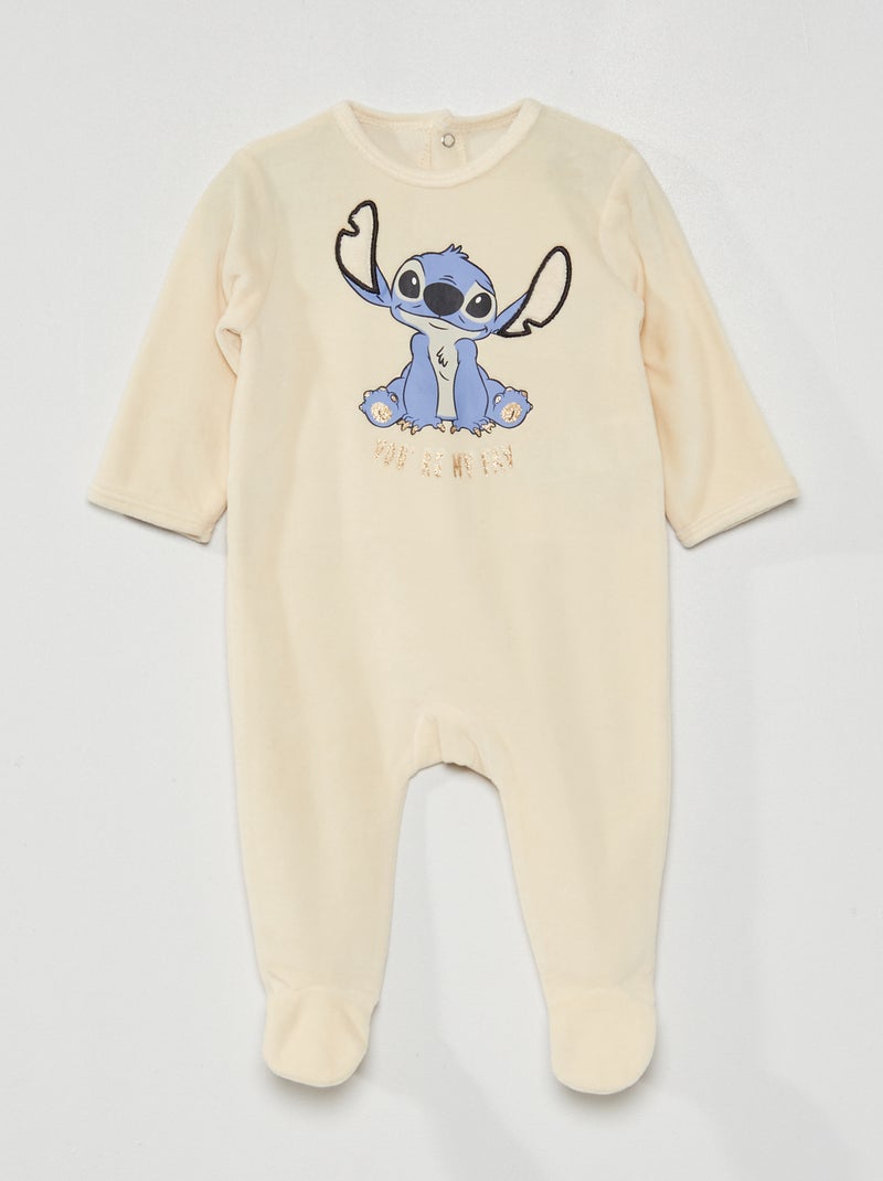 Tutina in velluto 'Disney' BIANCO - Kiabi