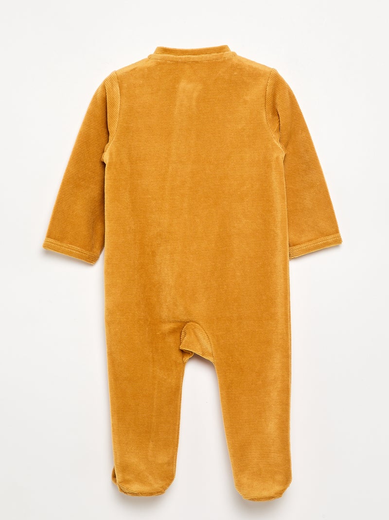 Tutina in velluto Giallo - Kiabi