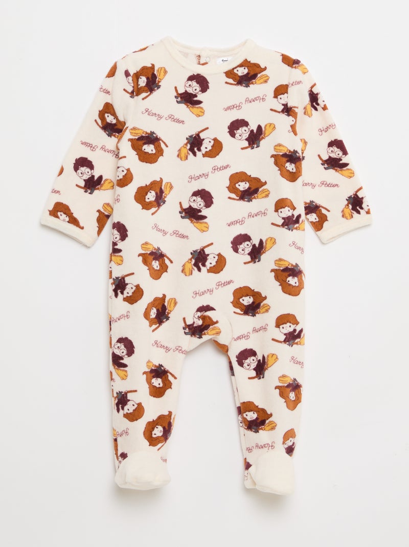 Tutina in velluto 'Harry Potter' Bianco - Kiabi