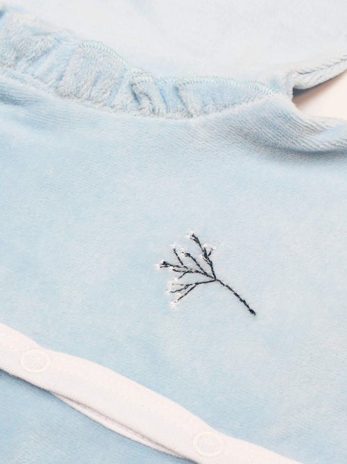 Tutina in velluto modello Romantico - Kiabi