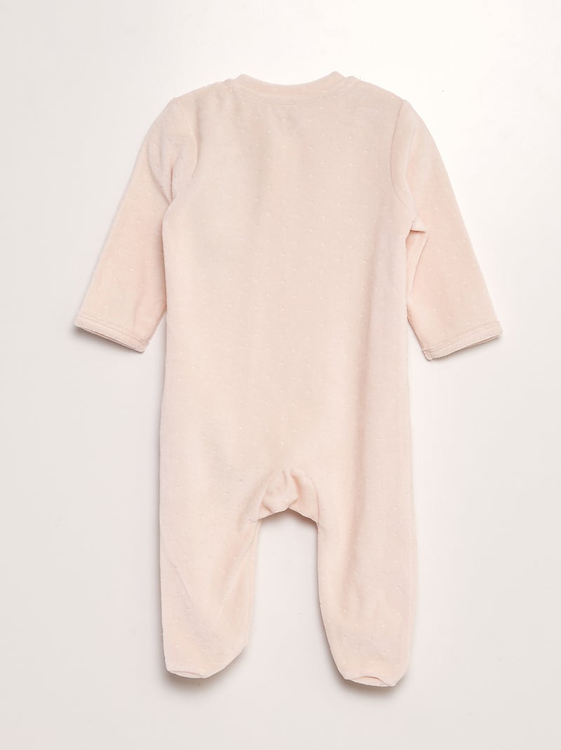 Tutina in velluto ROSA - Kiabi