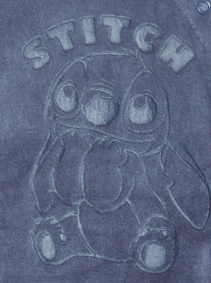 Tutina in velluto 'Stitch' 'Disney' Blu - Kiabi