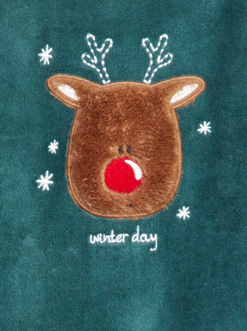 Tutina in velluto VERDE - Kiabi