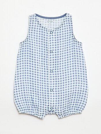 Tutina intera in garza di cotone