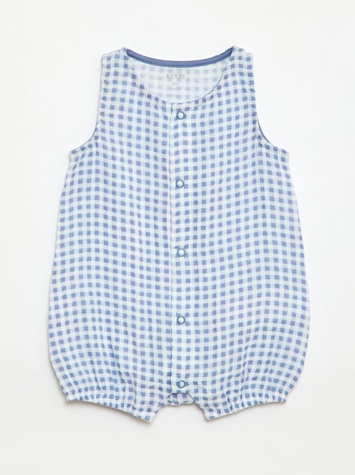 Tutina intera in garza di cotone - Kiabi